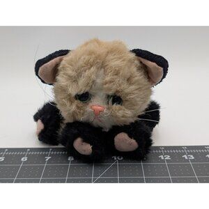Tyco Kitty Kitty Kittens Plush Siamese Purple Collar Purrs Stuffed Animal Toy